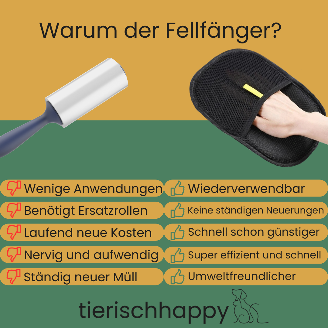 Fellfänger - Die einfache Lösung gegen Tierhaare